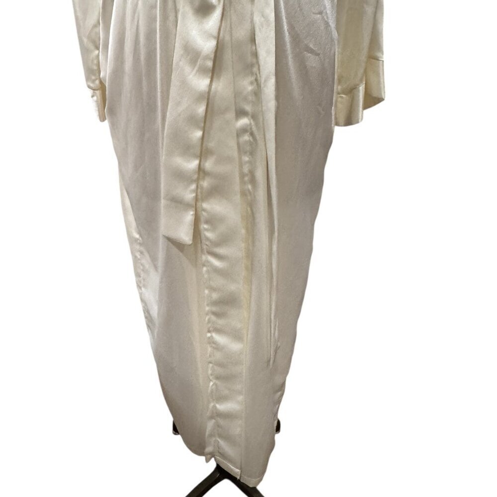 Vintage Valentino Intimo Satin & Lace Robe - Size S - Picture 4 of 8